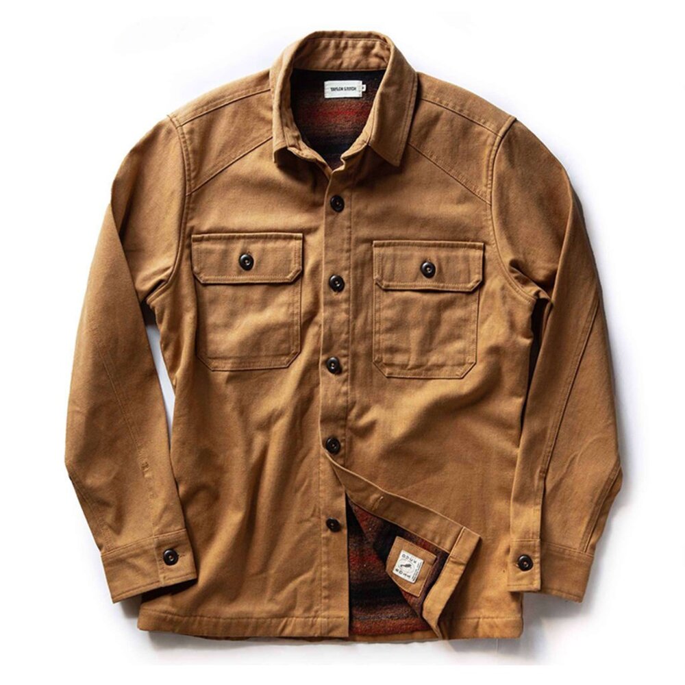 Taylor Stitch Lined Shop Shirt / Shirt Jac Tobacco / 44 XL